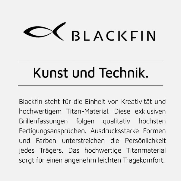 Black Fin Brillen Text